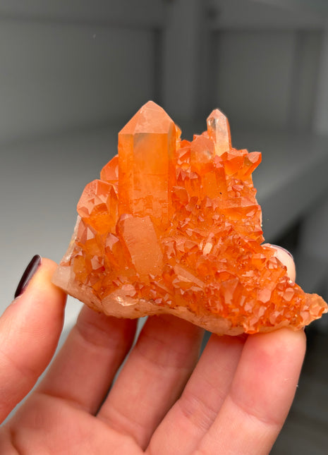 Tangerine Quartz from Diamantina, Brazil