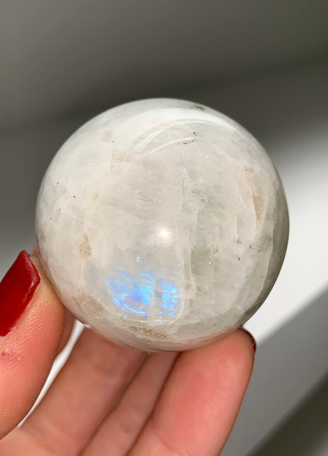 Rainbow Moonstone 45 mm Sphere 🌈