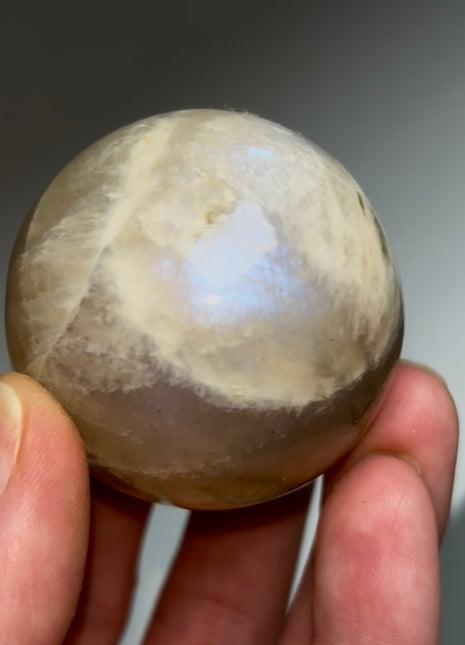 Flashy Rainbow Moonstone Sphere