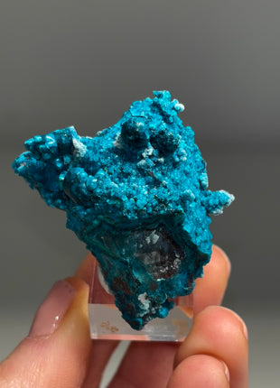 Quartz with Blue Chrysocolla