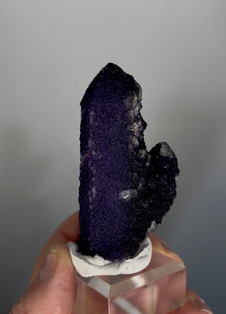 New ! Purple Fluorite Coated Quartz