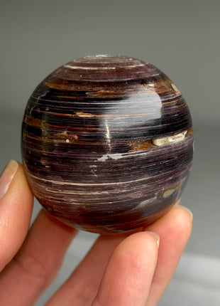 Lilac Lepidolite Sphere from Brazil