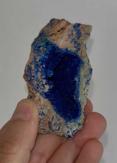 Incredible Blue Azurite Geode from Utah Collection # 790