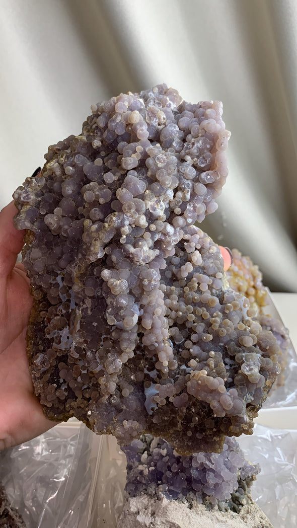 Wow !! Grape Agate Lot - From Sulawesi, Indonesia - 4 Pieces !