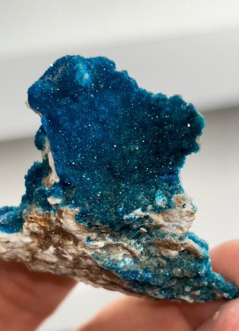 New Arrival ! Blue Veszelyite Specimen PM0386