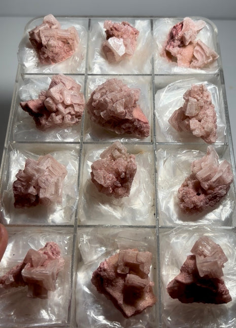 12 Pieces ! Pink Halite Lot