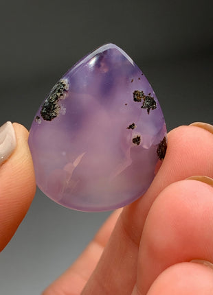 New Arrival ! Purple Moss Chalcedony