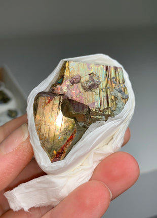 High Grade Pyrite , Rainbow Pyrite Lot - 45 Pieces !