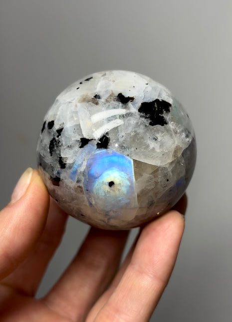 Rainbow Moonstone Sphere 🌈