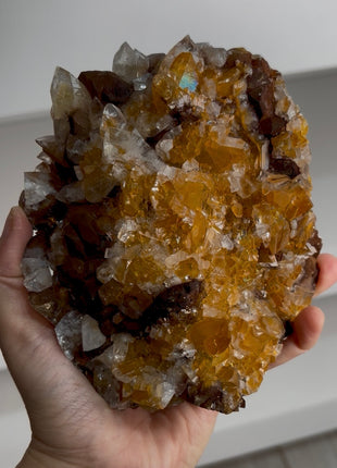 3-Generation Golden Phantom Calcite Collection # 802