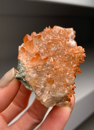 Gemmy Orange Quartz from Saxrönningen, Sweden 🇸🇪