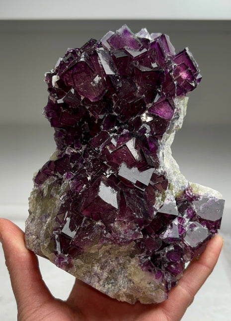 Purple Fluorite from Okorusu, Namibia