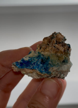 New Arrival ! Blue Veszelyite Specimen PM0485