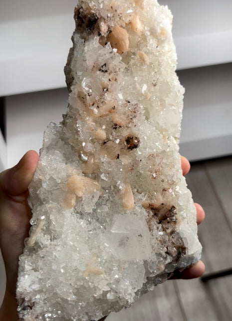 Brilliant Apophyllite with Pink Stilbite PM0735