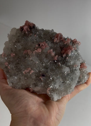 Quartz with Rhodocrosite Collection # 666