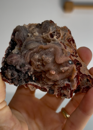 Unusual ! Amethyst after Chalcedony Specimen PM1315