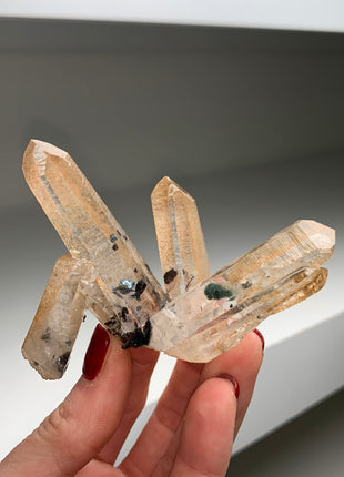 High Grade Quartz with Hematite from Jinlong Hill # PM0159