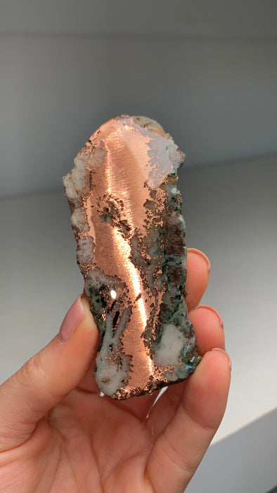 Copper Ore with Quartz Specimen - From Keweenaw Peninsula, Michigan USA