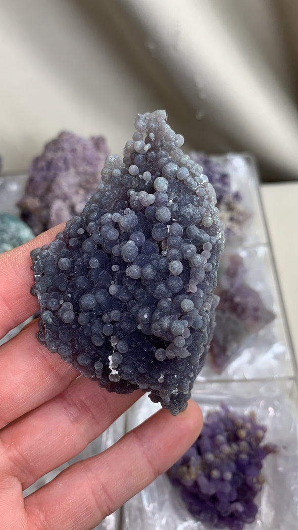 Grape Agate Lot - From Sulawesi, Indonesia - 12 Pieces !