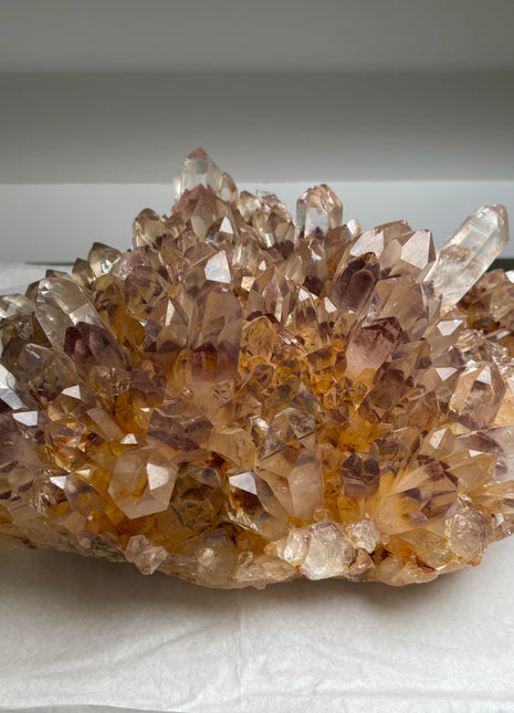 Stunning ! Sunset Quartz Cluster