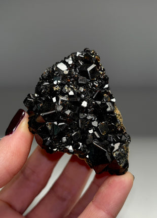 Amazing and Rare ! Black Melanite Garnet Specimen