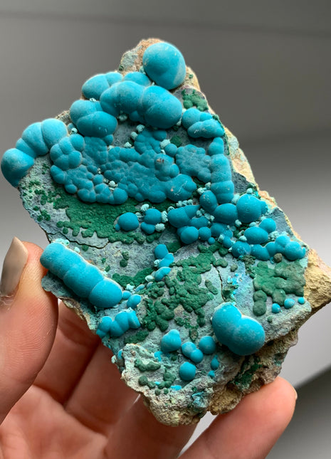 New ! Bubbly Blue Chrysocolla - L’etoile du Congo mine