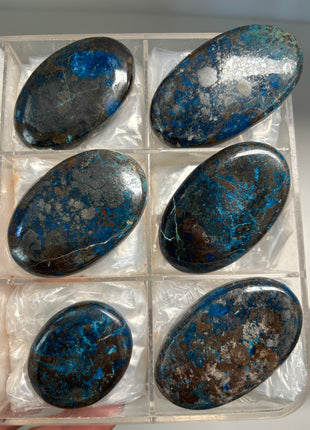 6 Pieces Lot ! Blue Shattuckite from Namibia