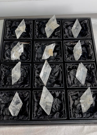 12 Piece Lot ! Selenite Lot with Sharp Terminations
