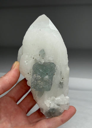 Blue Green Fluorite with Quartz from Pasto Bueno Collection # 572