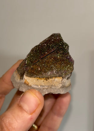 Spectropyrite Specimen from Volga River, Russia 🌈