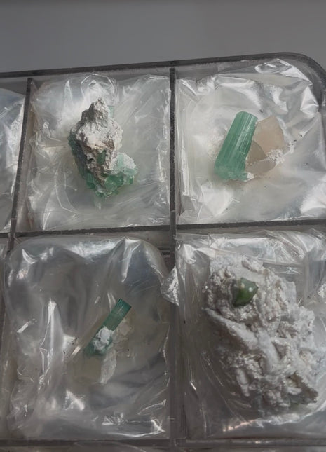 6 Pieces ! Blue Green Tourmaline Lot