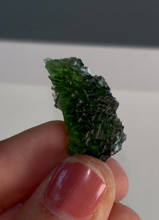 Green Moldavite from Czech Republic