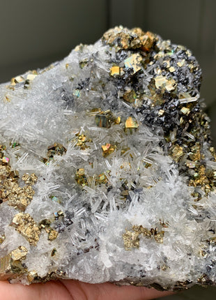 Very High Grade Pyrite with Quartz