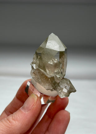 Green Chlorite Quartz - From Chamonix, French Alps