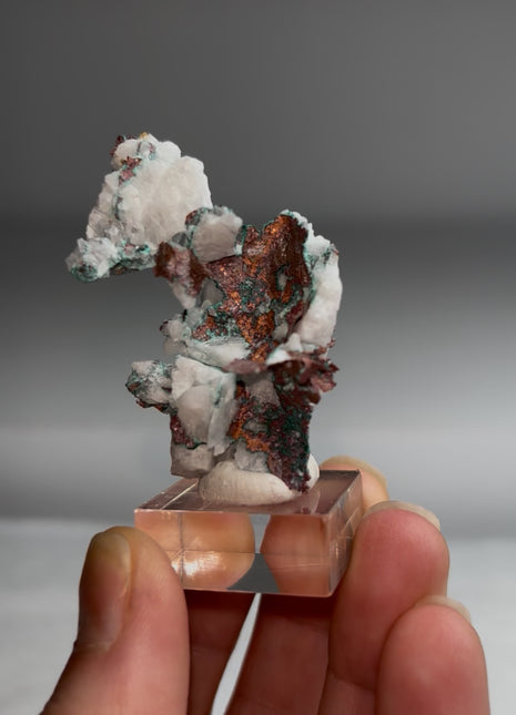 Native Copper on Quartz