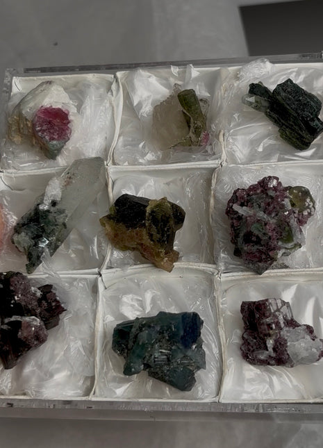 9 Pieces ! Mix Variety Color Tourmaline Lot