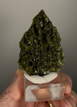 Forest Green Epidote with Quartz