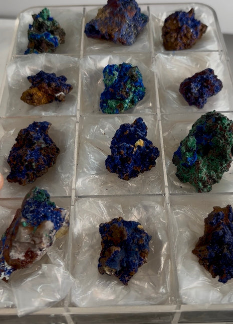 12 Pieces ! Blue Azurite Lot