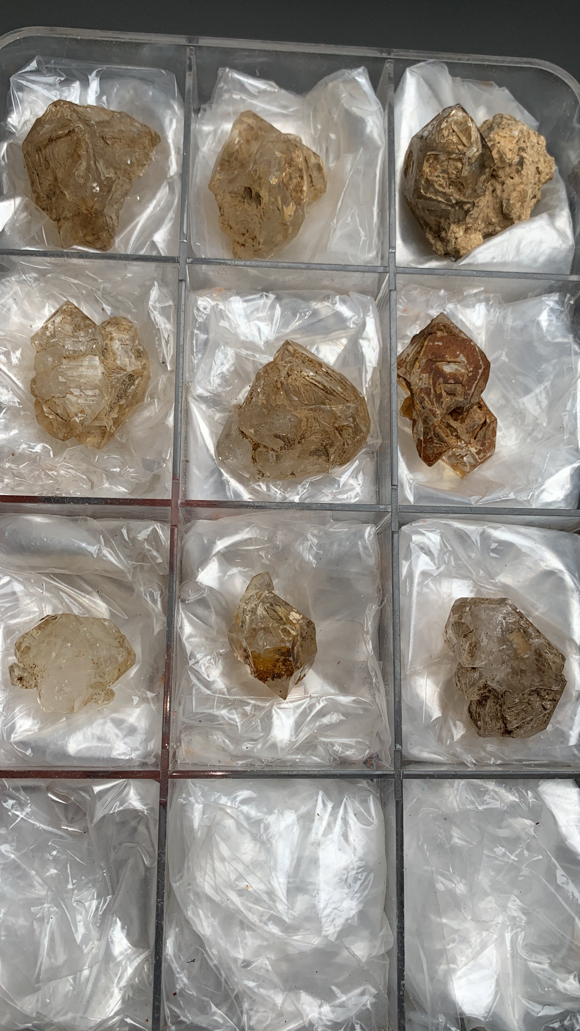 Clay Inclusions Window Quartz Crystals with Clay Inclusions Lot - 9 Pieces ! – Pacific ...