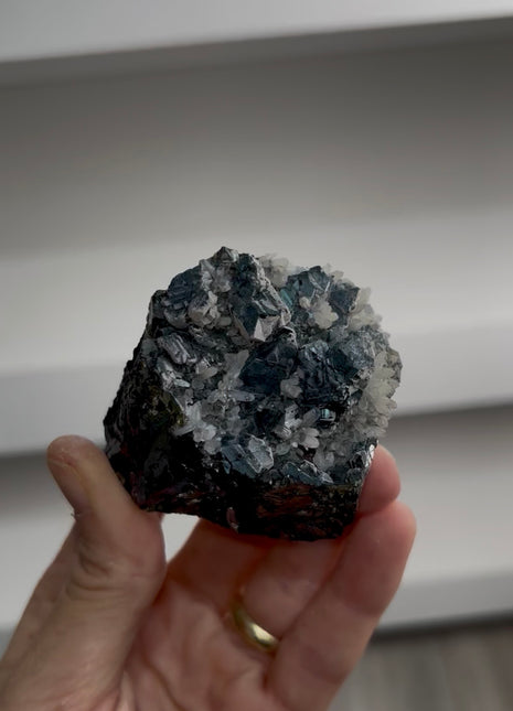 Metallic Blue Galena Specimen