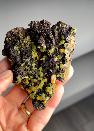 Wulfenite with Mimetite from Ojuela mine