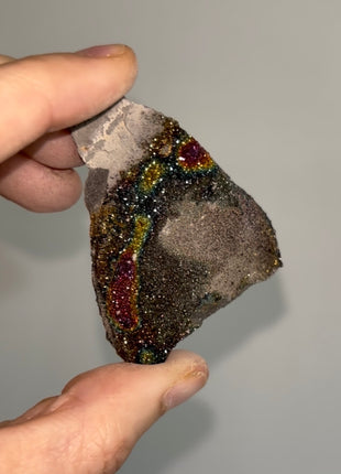 Spectropyrite Specimen from Volga River, Russia 🌈