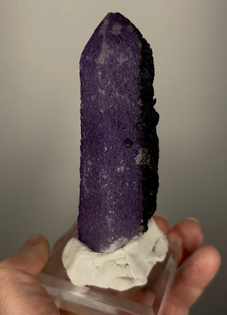 New ! Purple Fluorite Coated Quartz