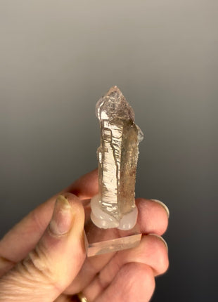 Rare ! Smoky Quartz Amethyst Scepter