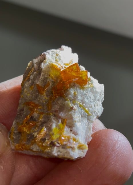 Wulfenite from Rowley mine, Arizona