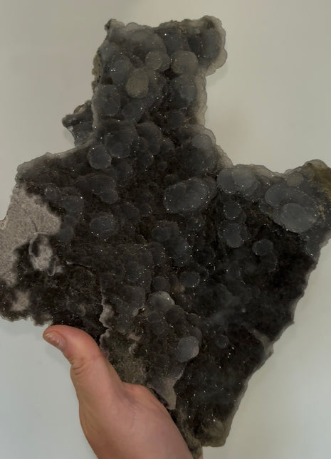 Exceptional ! Druzy Black Chalcedony Collection # 654