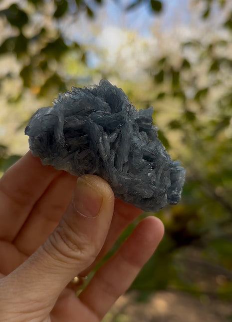 Blue Barite - From Cavnic mine, Romania