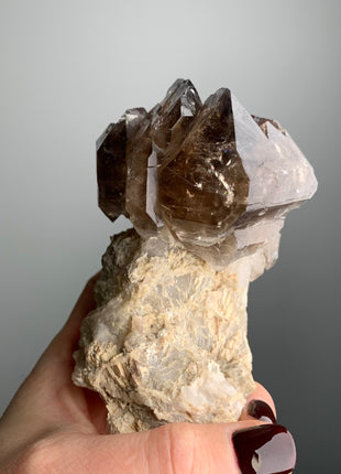 Elestial Smoky Quartz - From Namibia