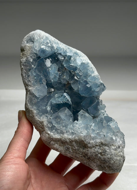 Sky Blue Celestite Geode