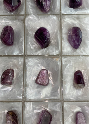 High Grade Flashy Lepidolite Lot - 12 Pieces !